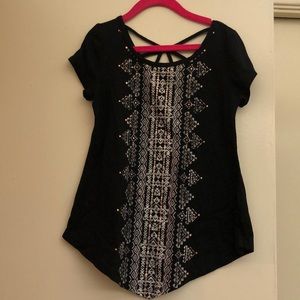 New without tags, Girls Black top, Size M
